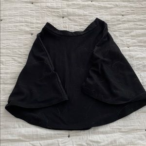 Black skater skirt